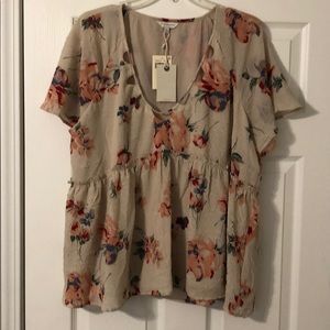 Lucky Brand floral top